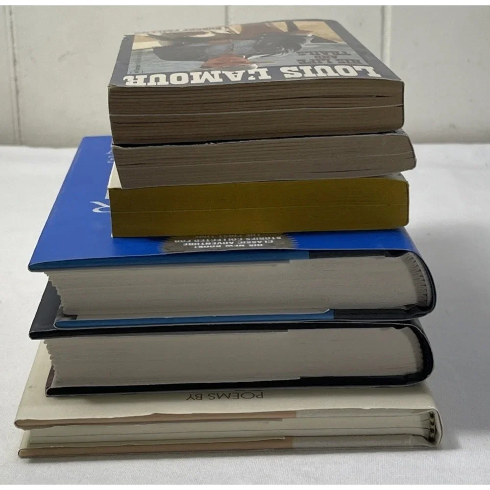 Louis L'Amour Western Lot Of 6‎ 3 Hb/3pb Vintage